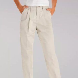 Vintage Lee Very High Waisted Khaki Trousers